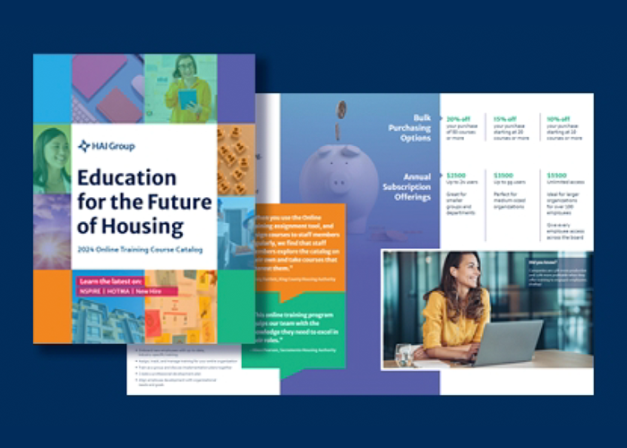 HAI Group Education for the Future of Housing Course catalog capture